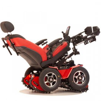 Инвалидная коляска с электроприводом Caterwil GTS 4WD Lux (вездеход-ступенькоход) в Минске