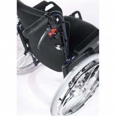 Тормоз на ручке-толкателе
