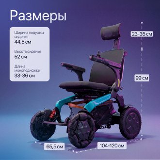 Инвалидная коляска с электроприводом Ortonica Pulse 680 в Минске