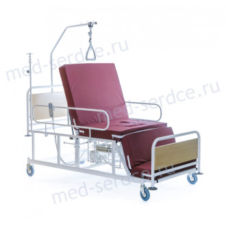 Электрическая медицинская кровать с кардио-креслом Belberg 4-02 с санитарным оснащением в Минске